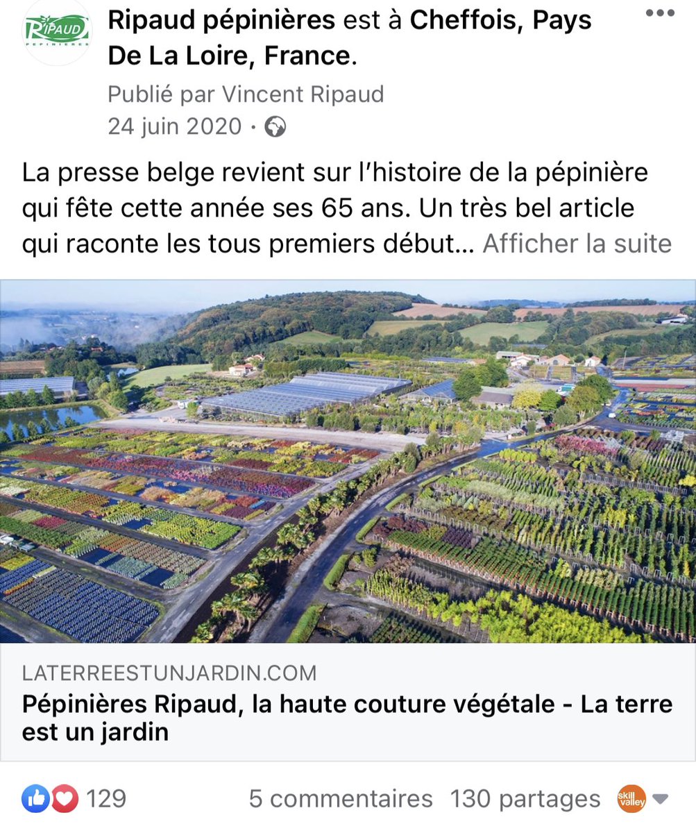 RipaudPepiniere's tweet photo. Nous enterrons sans regret l’année 2020 pour accueillir avec espérance la nouvelle année que toutes les équipes de la #pépinière #Ripaud vous souhaitent agréable ! Voici quelques unes des publications que vous avez le + aimées & commentées en 2020. À très vite à #Cheffois #Vendée https://t.co/sVvAovFpkm