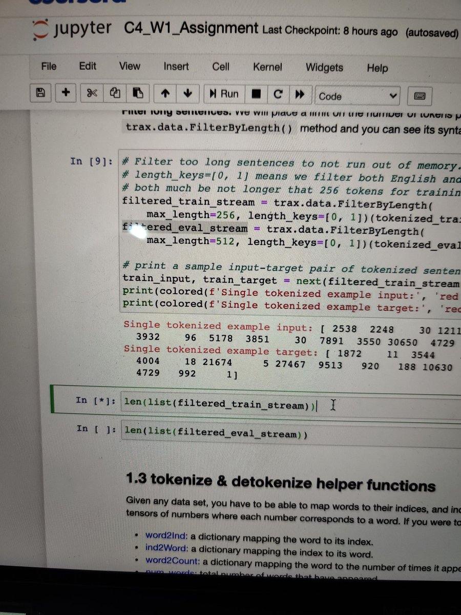 Not able to work on the assignment. Notebook keeps hanging. 😔

Any workaround for this ?
Please help
<a href="/coursera/">Coursera</a>