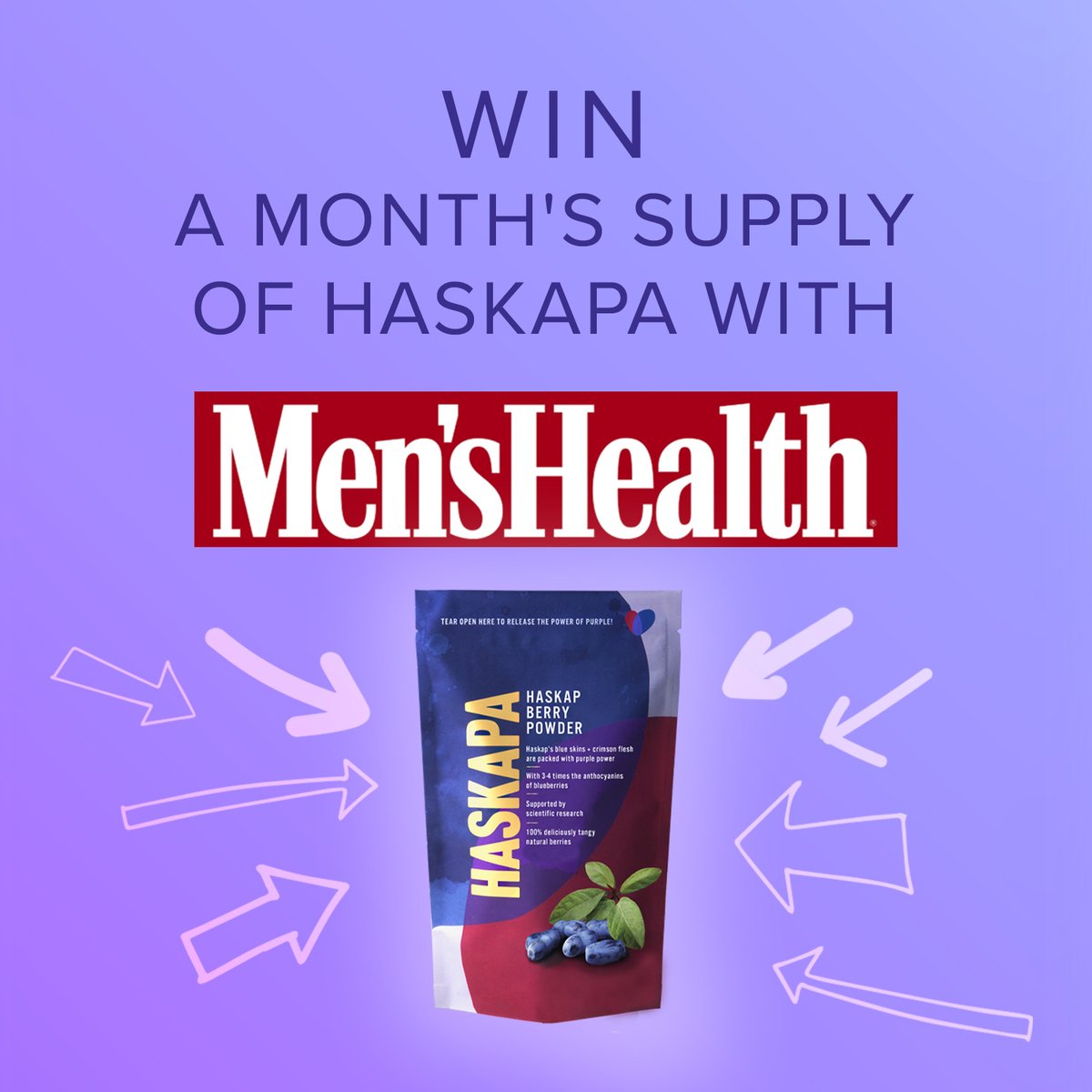 RT @Haskapa: We’re partnering with @MensHealthUK for a special competition to kickstart 2021 - sign up here:
https://t.co/kBs07FxOrF
#giveaway #competition #competitionalert #veganuary #veganuary2021 #healthyjanuary #NewYearNewMe #healthy #superberry … https://t.co/8pmU9Y1aCA
