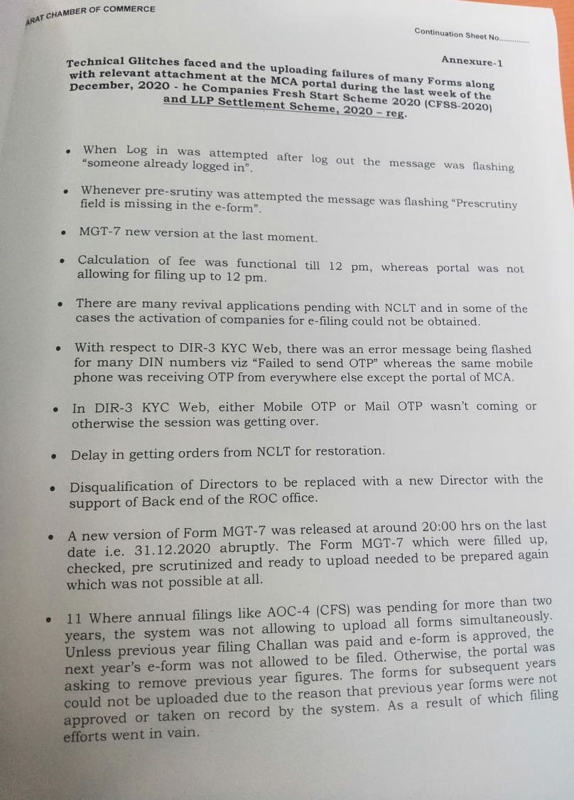 FCSJigarShah's tweet image. Bharat Chamber of Commerce, #Kolkata also made their representation to #Extend_CFSS and #Extend_Due_Dates_Immediately 

Source : WhatsApp.

Keep up with the trend of #Extend_CFSS