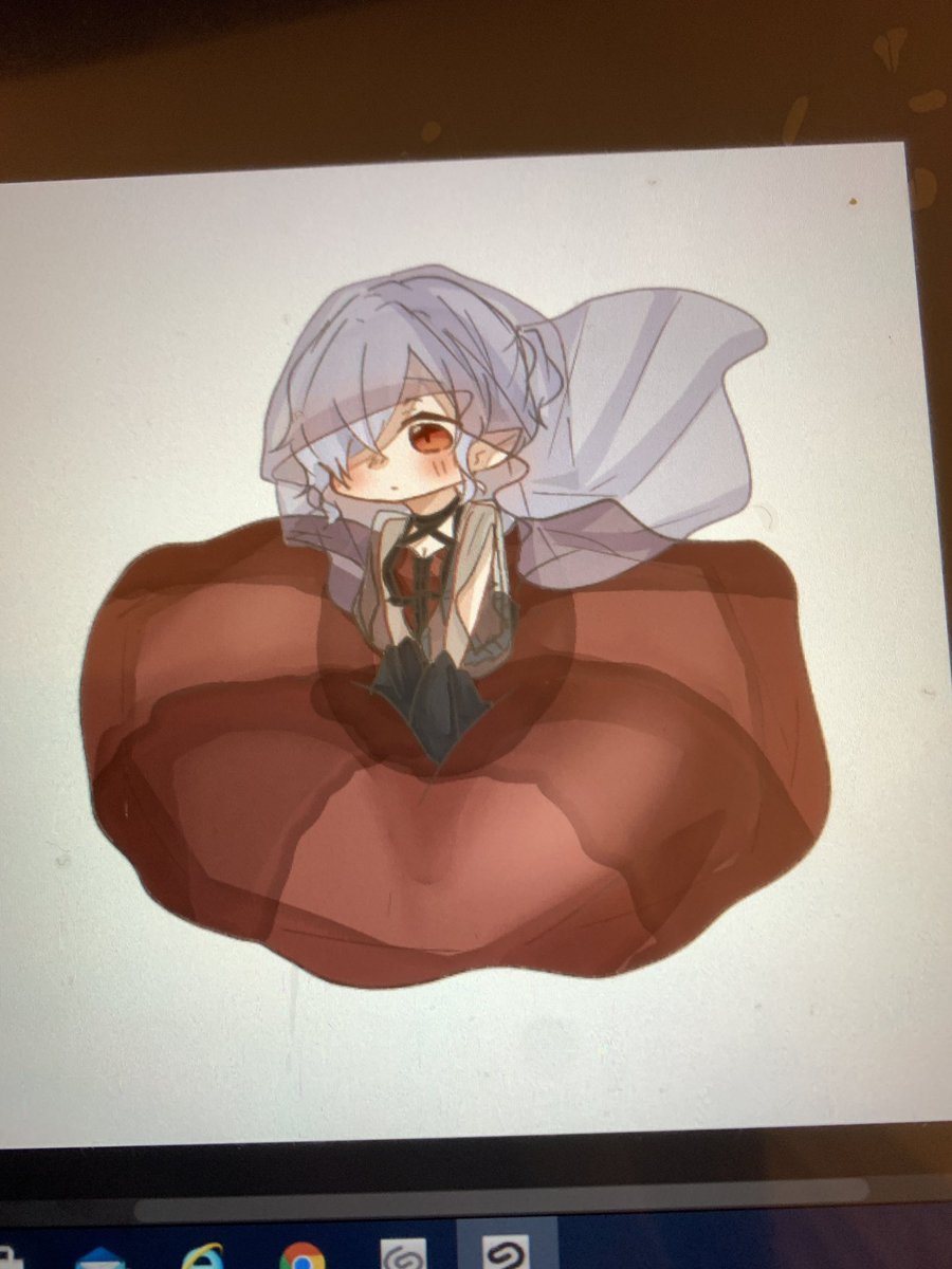 卒業制作の作品です 前3つはグッズになります 綺月のイラスト