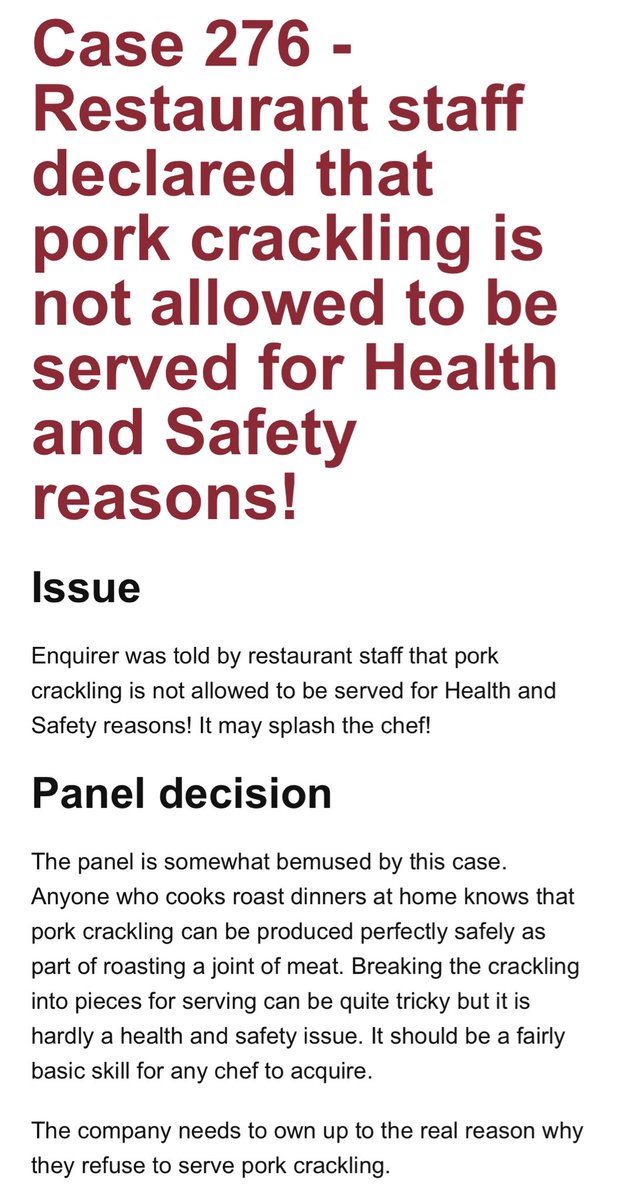 There is truly no greater insight into modern Britain than these cases & the response