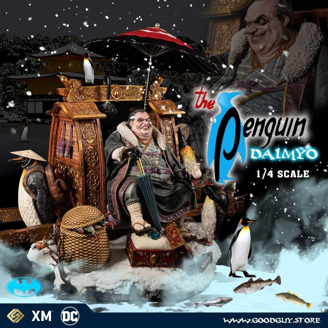 GoodGuyStore1's tweet photo. He once became Mayor of Gotham🤣

The Penguin Daimyo 1:4 Scale by XM Studios

Pre-order now at https://t.co/2fGzcptM4N and avail our flexible payment plan😊. Collecting made easy for all #collectors. 

#penguin #dc #dccomics #Batman #gotham #villain #kuwait #qatar #preordernow https://t.co/pUp27i3OtW