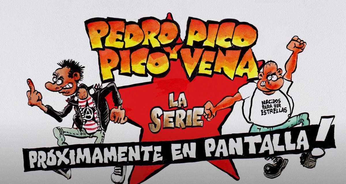 El Drogas, Evaristo y Manolo Kabezabolo pondrán voz a la miniserie del cómic de <a href="/cazagra/">Carlos Azagra @cazagra.bsky.social</a> «Pedro Pico y Pico Vena». Además la música correrá a cargo de bandas como Josu Distorsión, Kaos Urbano, Cabezas Suicidas, Josetxu Piperrak...

<a href="/ElDrogasOficial/">El Drogas</a> <a href="/MKB_Ofizial/">Manolo Kabezabolo</a> <a href="/La_PollaRecords/">La Polla Records Oficial</a>