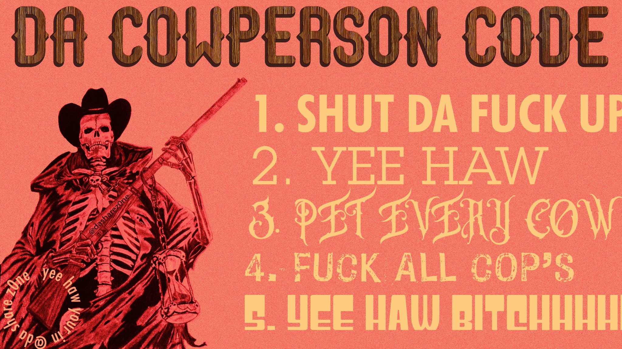 CODE OF DA COW - https://t.co/Qtp3PuUDXE ADMIN