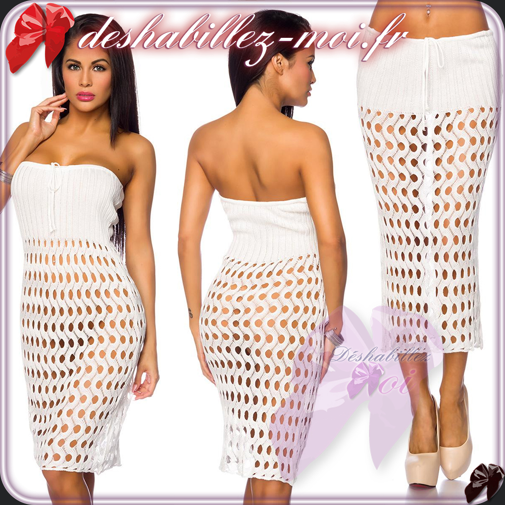 _deshabillezMoi's tweet photo. Robe ou jupe ? Quelle sera votre envie du jour ?
NOUVEAUTÉ : Robe tube blanche parcourue de petits trous. Elle peut se porter au choix en robe ou en jupe longue.
-------------------
Existe en BLANC et en taille unique.
-------------------

Pour commander : https://t.co/QPqPg8L0z2 https://t.co/8JLsK6b30j
