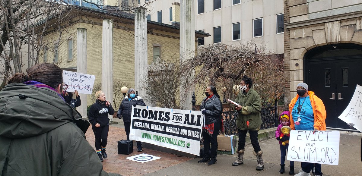 ROCitizenNY's tweet image. Housing is a human right. No more evictions. #EvictTheSlumlords #DropAllCharges
