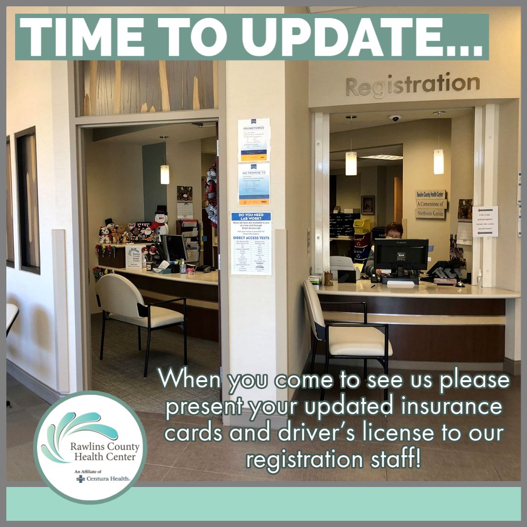 It's a new year and a fresh start... and that means we need to update your patient account with the most accurate information! 
When you come to see us please remember to present your most up to date insurance cards and driver's license. 
Thank you for your help!