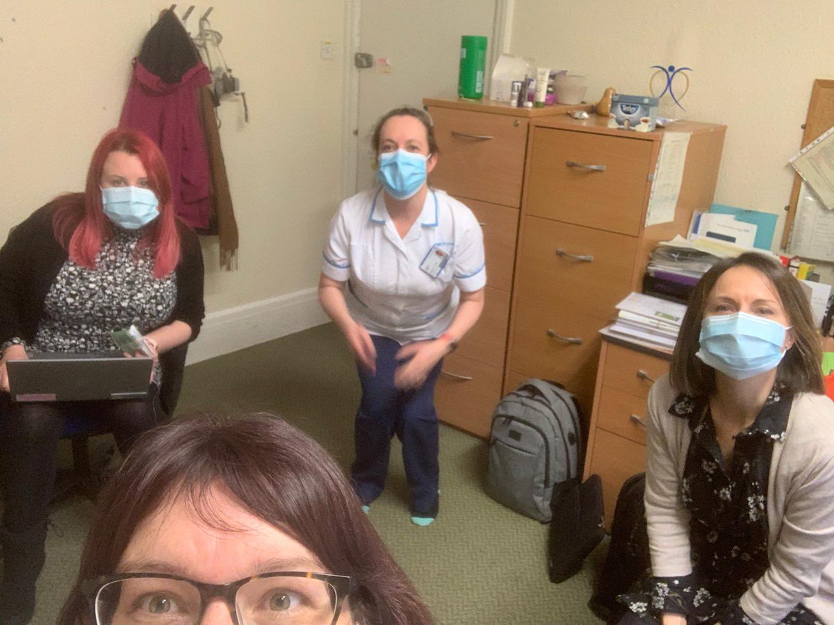 HUTHDietitians's tweet photo. Meet Sarah and Virginie our new Dietetic students 🤗welcome to @HullHospitals and @HUTHDietitians busy day meeting our lead placement educator Jo and Kath @Oomlaaters acting dept head induction ✅some smiles behind the 😷we are excited to have you with us😃 https://t.co/ipuL8b554z