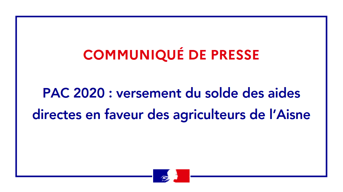 Prefet02's tweet photo. #PAC2020 : versement du solde des aides directes en faveur des agriculteurs de l’#Aisne. #agriculture 
▶️ https://t.co/SHrq88DgcQ https://t.co/OwuTtaqtyJ