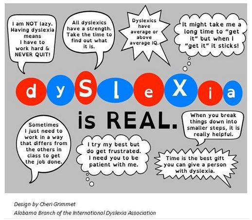 ConnectDyslexia's tweet image. Some helpful facts about dyslexia! Thanks to the Alabama branch of the IDA for the graphic. #Dyslexia #ADHD #Dysgraphia