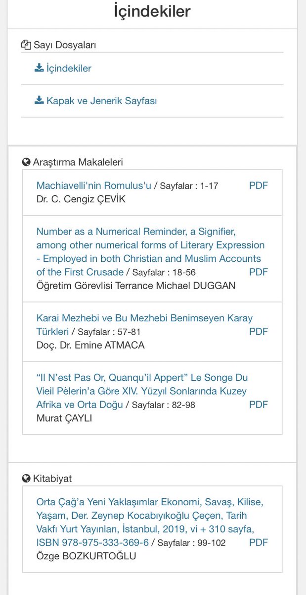 Yeni sayımızı hâlâ görmediniz mi? 

MESOS 2020 sayısında dört önemli araştırma ve oldukça kritik bir kitabın tanıtımına yer veriyor. 

dergipark.org.tr/tr/pub/mesos/i…