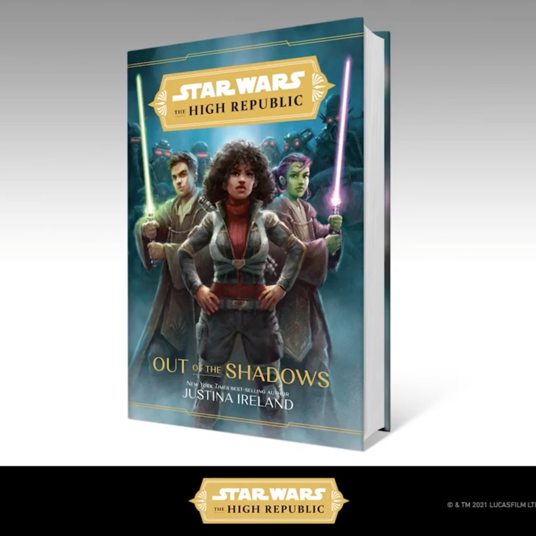 WOAH!  @justinaireland's next young-adult novel "out of the Shadows" follows Vernestra Rwoh and a bunch of new characters. She is also writing a manga, "The Edge of Balance," that will follow the Republic's presence on smaller planets!  #StarWarsTheHighRepublic