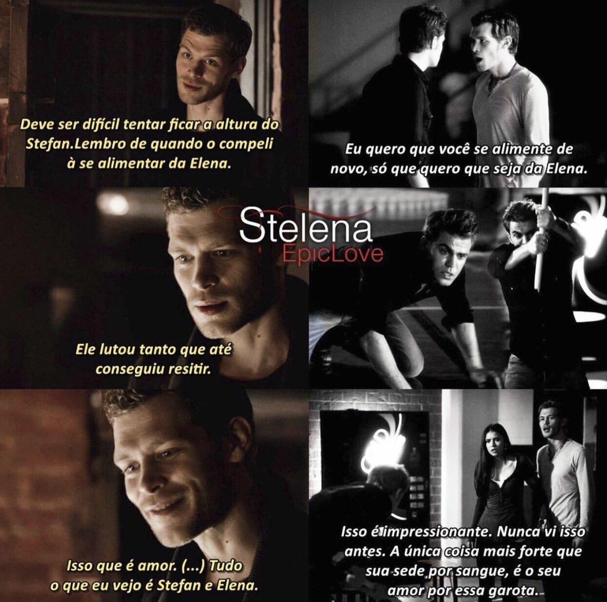 Stelena Eternamente - Fato!! <3 Espero que os @ beijo no queixo entendam  que o casal não precisa ser Endgame para ser maravilhoso e para eu  continuar shippando eles apesar de tudo.