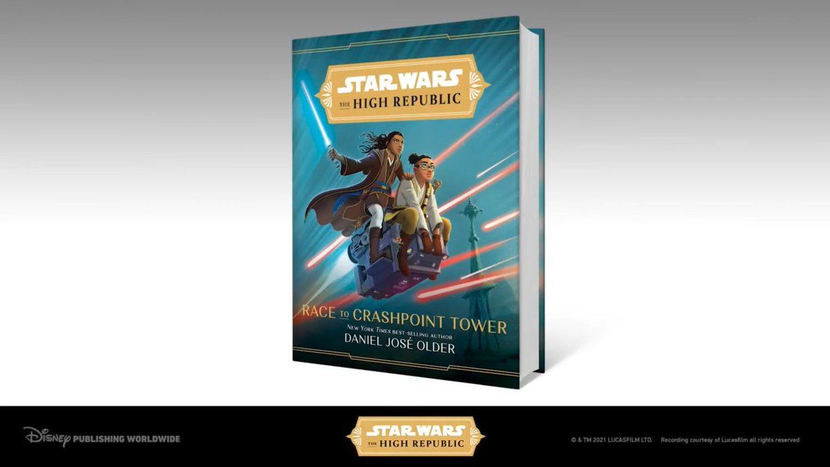 "Race to Crashpoint Tower" is  @djolder's middle-grade novel, coming next year! This looks soooooo fun.  #StarWarsTheHighRepublic