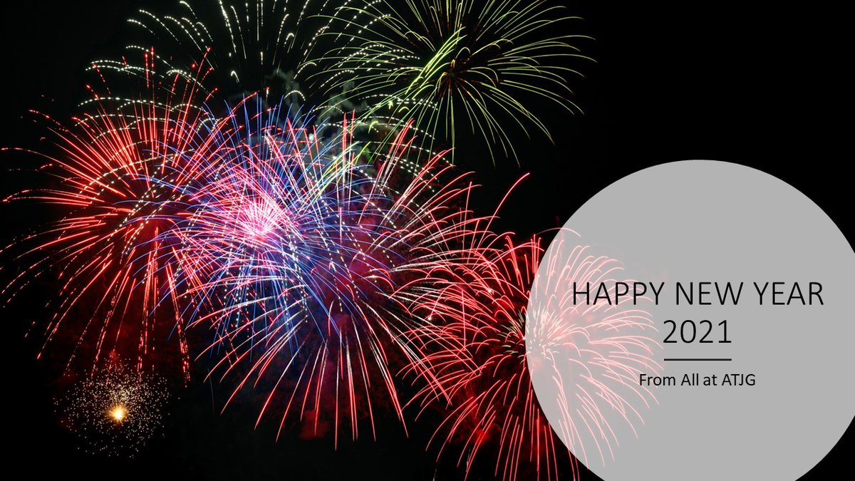 HAPPY NEW YEAR!

As we kick off the 2021 working year, ATJG would like to wish all our connections a happy and healthy new year.  

We hope you all had a lovely Christmas and a refreshing break, ready to smash this new year! 

#LoveConstruction #HappyNewYear #2021