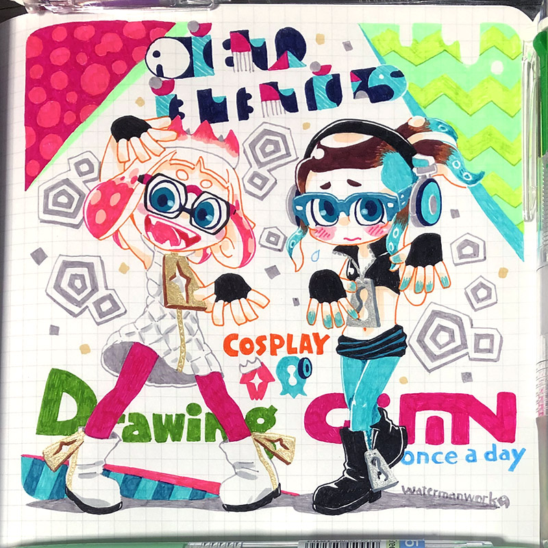 Twoucan しみずとしやす Watermanwork