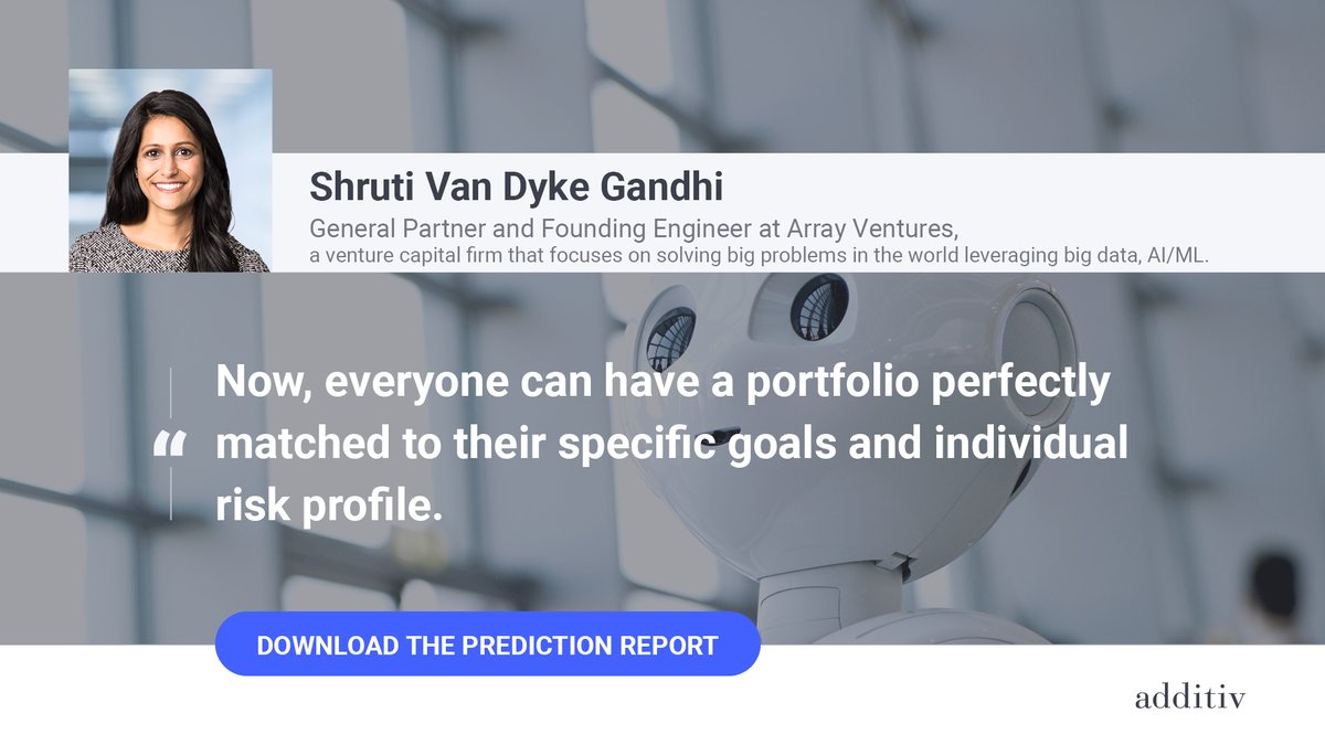 additivAG's tweet image. In 2021 #wealthmanagement continues digitalization and moves from assets under management to assets under intelligence, says @atShruti.