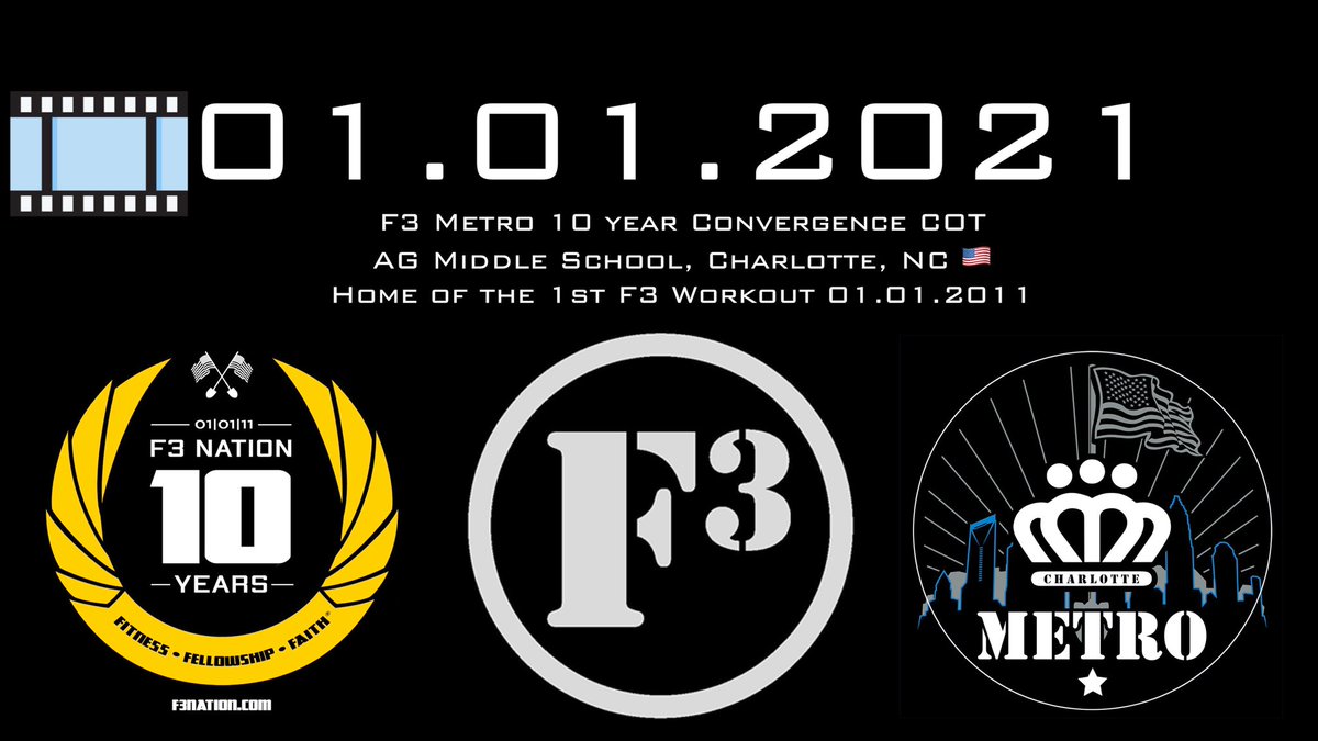 JRRTolkienF3's tweet image. ICYMI

Quick video of COT from @F3Nation @f3Metro @f310year 10YR anniversary convergence Friday w/ founders @trwhitmire_OBT @DreddCNC saying some words at site of the original CLT workout on 01.01.2011

🎞 DP @f3cougar Edit @The5and2Project 

🎥: youtu.be/BJaPPqMFdtk