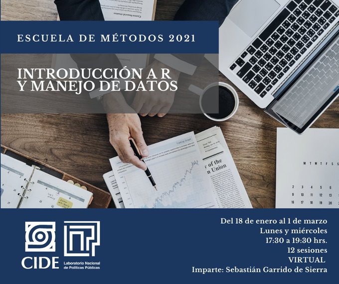 segasi's tweet photo. El 18 de enero comienza mi curso de intro a R y manejo de datos con buena parte de los paquetes del {tidyverse}.

El curso será virtual, dos veces a la semana (l y m) por seis semanas, de 5:30 a 7:30 p.m.

Las inscripciones se abren el 8 de enero acá: https://t.co/DUvNIQNh6u

🤓 https://t.co/2GG8AT5NUN