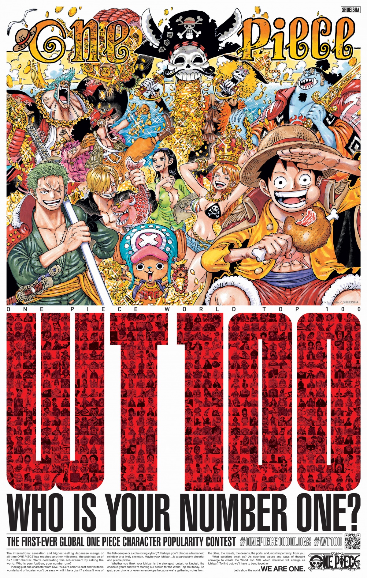 The results are in! One Piece World Top 100 characters chosen in global  poll