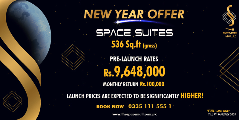 TheSpaceMall1's tweet photo. NEW YEAR OFFER !!!
Space Suites 536 Sq.ft (gross)
PRE-LAUNCH RATES
Rs.9,648,000
MONTHLY RETURN
Rs.100,000
LAUNCH PRICES ARE EXPECTED TO BE SIGNIFICANTLY HIGHER!!!
.
.
#TheSpaceMall
.
.
.
#thespacemall #realestate #construction #discount #offer #albarigoc #monthlyreturn https://t.co/g8yQEwlcGB