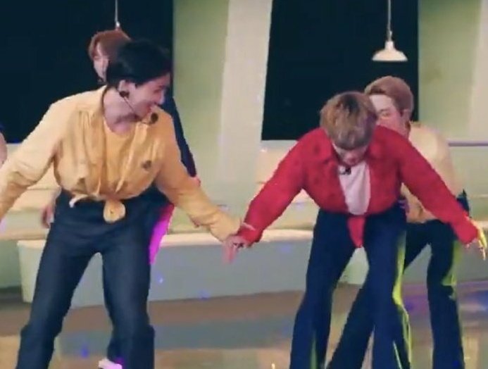 Jungkook always taking care of tae tae~ loves to be around him