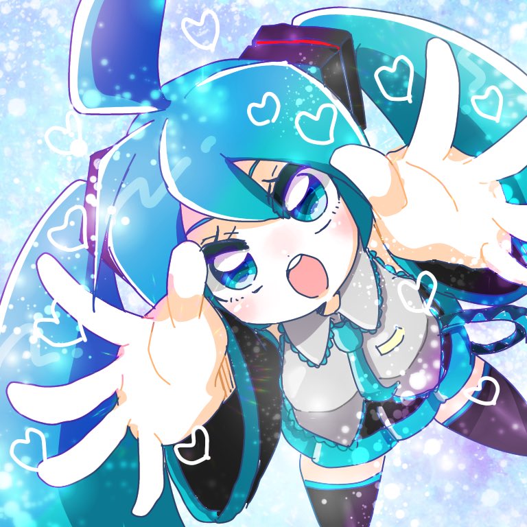 初音ミク 「2019年2月のお絵描きリメイクだ～ 」|マジカルなとり2023︎✊🏻´‐のイラスト