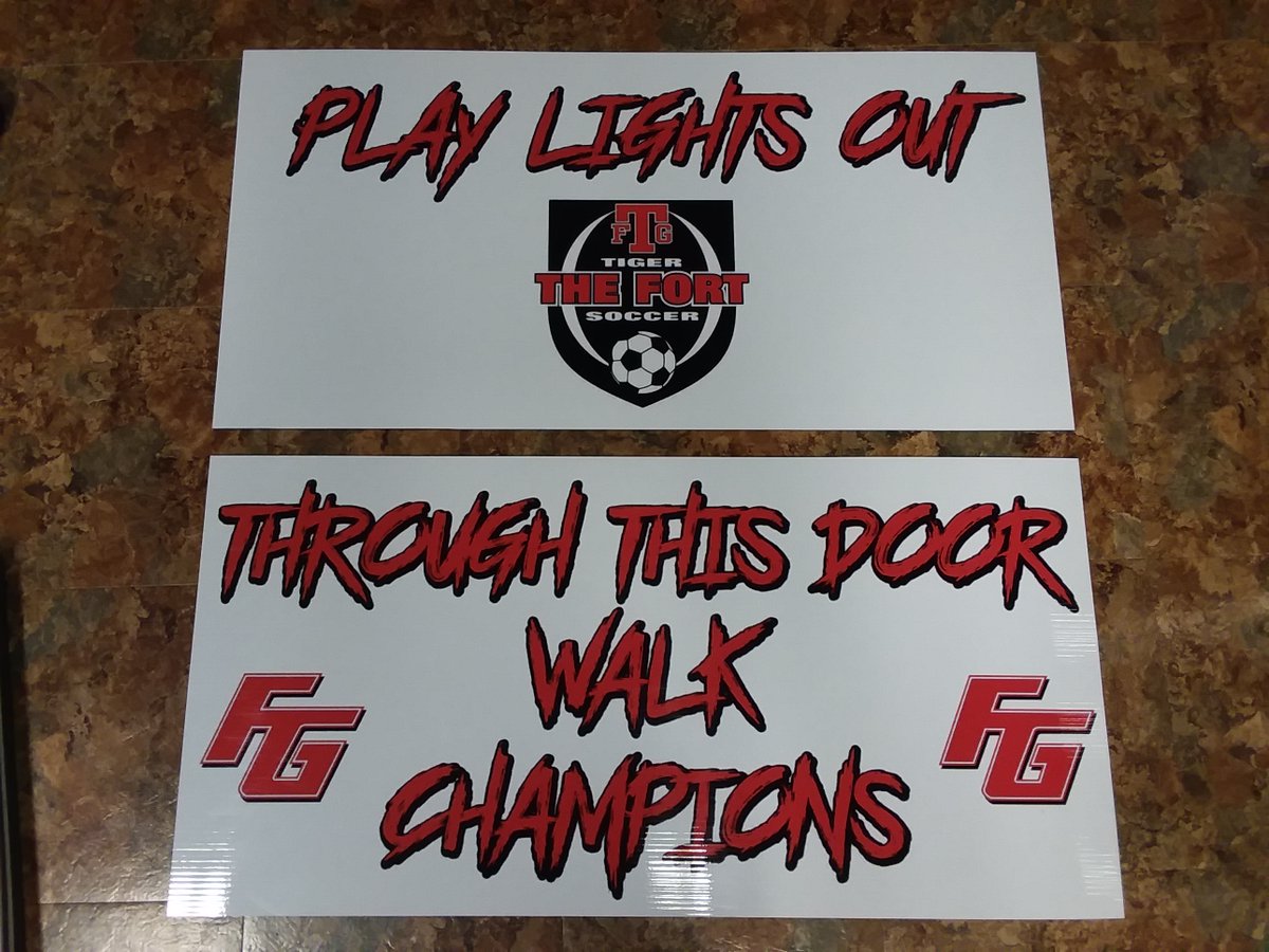 GC_Image's tweet photo. 🚨GCI Monthly GIVEAWAY🚨 
--Enter for a FREE CUSTOM 2'x3' Coroplast Sign (we can do whatever you want...examples in pics below)!!
*You must Retweet this tweet
*You must tag 3 coaches
*You must follow this account
-Entries accepted until 6:00 P.M. 1/6
#gamechangingimage #giveaway https://t.co/mFSBDdOTn6