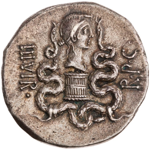 Ancient Coin of the Day: As I've been reading again about him recently, here's an utterly gorgeous cistophoric tetradrachm of Mark Antony from 39 BC, struck at Ephesus.  #ACOTD  #Antony Image: ANS 1935.117.40. Link -  http://numismatics.org/collection/1935.117.40