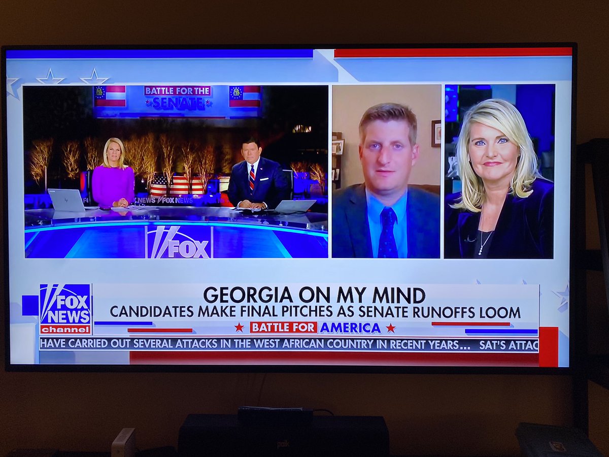 Lori Geary (@lorigearymedia) on Twitter photo On Fox News with my buddy, <a href="/bluestein/">Greg Bluestein</a>, talking #georgiarunoff. Early turnout numbers look good for Democrats but Republicans usually win for Election Day turnout. It’s going to be close. #Vote #election2020 On Fox News with my buddy, <a href="/bluestein/">Greg Bluestein</a>, talking #georgiarunoff. Early turnout numbers look good for Democrats but Republicans usually win for Election Day turnout. It’s going to be close. #Vote #election2020