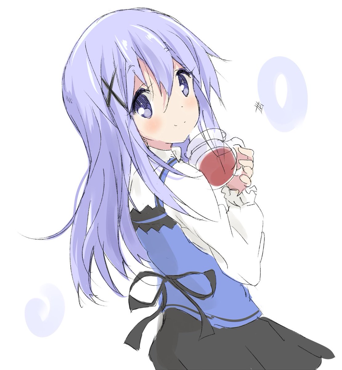 香風智乃 「ぴょんぴょんお茶するよ 」|COREのイラスト