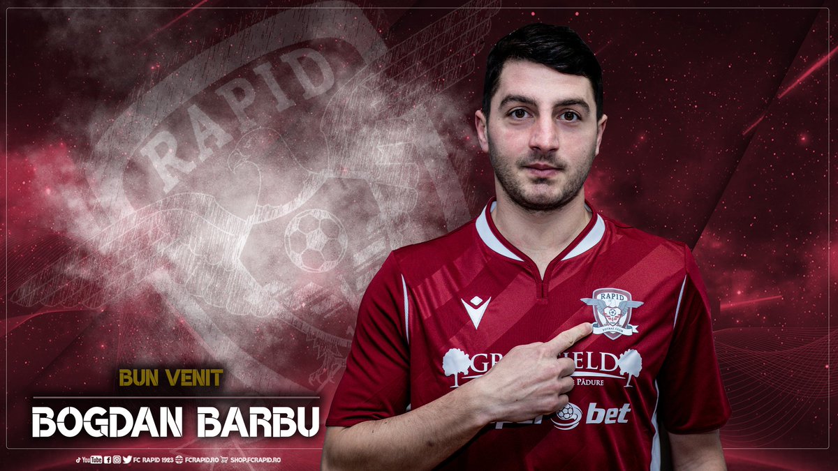 Fc Rapid 1923 On Twitter Welcome Bogdan Rapid Signed An 18 Months Contract With The 28 Y O Midfielder Bogdan Barbu Who Played For Universitatea Cluj In The First Part Of This