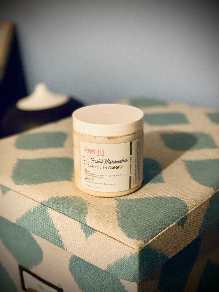 Rachell55597113's tweet photo. Aminnah did it again in the Holiday #MyTherabox w/ their Toasted Marshmallow Sugar Polish! ❤️ 

A GREAT way to practice #selfcare is focus on good facial care. Use the code THERABOX15 for 15% off at https://t.co/eKUtal453F 

Or grab your subscription at https://t.co/kpsycuWfhR https://t.co/srJsFDIaE1
