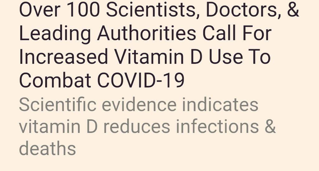 VITAMIN D: "It has been shown that 3875 IU (97mcg) daily is required for 97.5% of people to reach 20ng/ml, and 6200 IU (155mcg) for 30ng/ml, intakes far above all national guidelines" https://vitamind4all.org/letter.html 