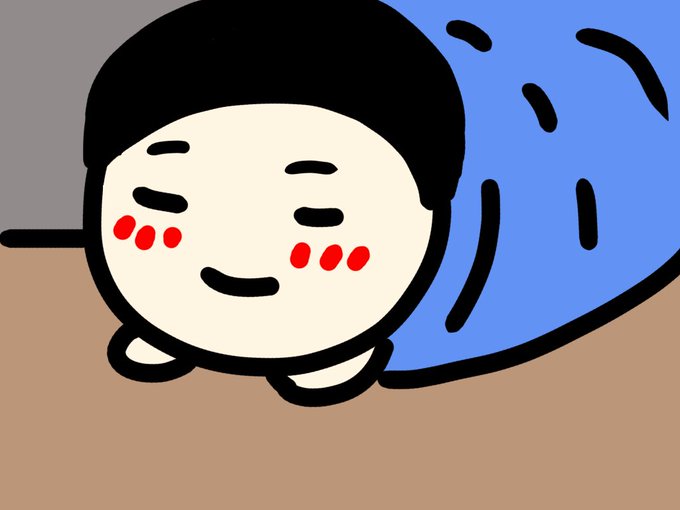 布団にくるまるのtwitterイラスト検索結果