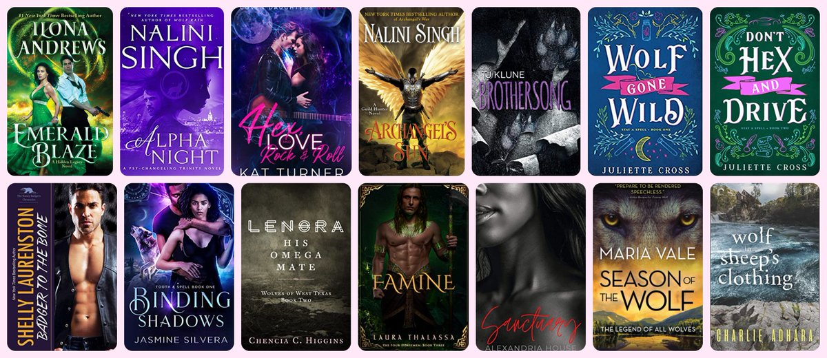 PNR/URBAN FANTASY ROMANCE semi-finalists: