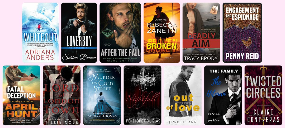 ROMANTIC SUSPENSE semi-finalists: