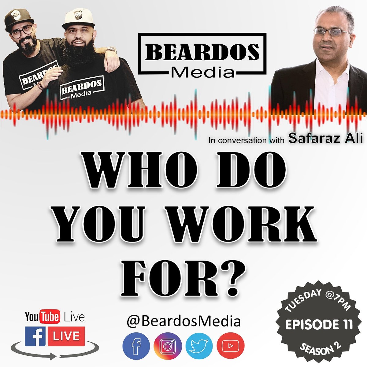 MajidWaris's tweet photo. Live conversation with @SafarazAli of @pathwaygroup, @Pathway2Grow, author of @CannyBites and founder of @BAMEappawards &amp; @BizBookAwardUK on Facebook and YouTube, tomorrow (Tuesday) at 7pm!
Don't forget to tune in and take part!
@BeardosMedia
With @MajidWaris &amp; @Caantroversial https://t.co/HRvp9ZRl65