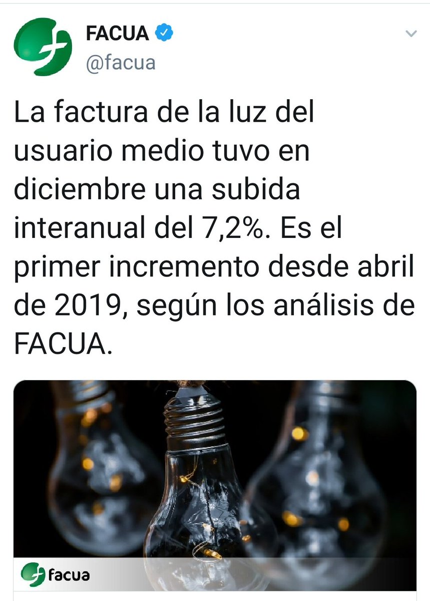 En 2013 Rajoy subía la luz.
En 2019 la luz simplemente "sube".
