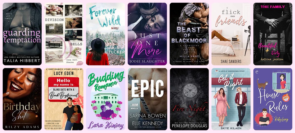 Romance novella/short story semi-finalists: