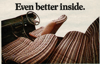 flaneurUK's tweet image. Cracking upholstery in the 1974 Chrysler Avenger.  #ChryslerEurope #Rootes #vintagestyle
