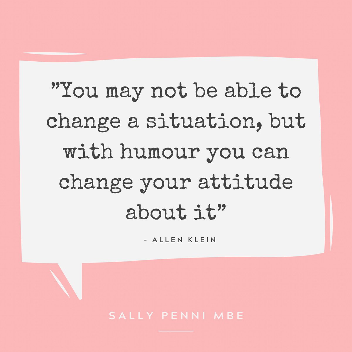 100%! Humour saves us from so many situations. If you don’t laugh, then you’ll cry 🤣

#sallypennimbe #law #lawyer #lifeofalawyer #barrister #author #quoteoftheday #truestory #laughter #laughing #comedy #humor #characteristic #humour  #allenklein #attitude