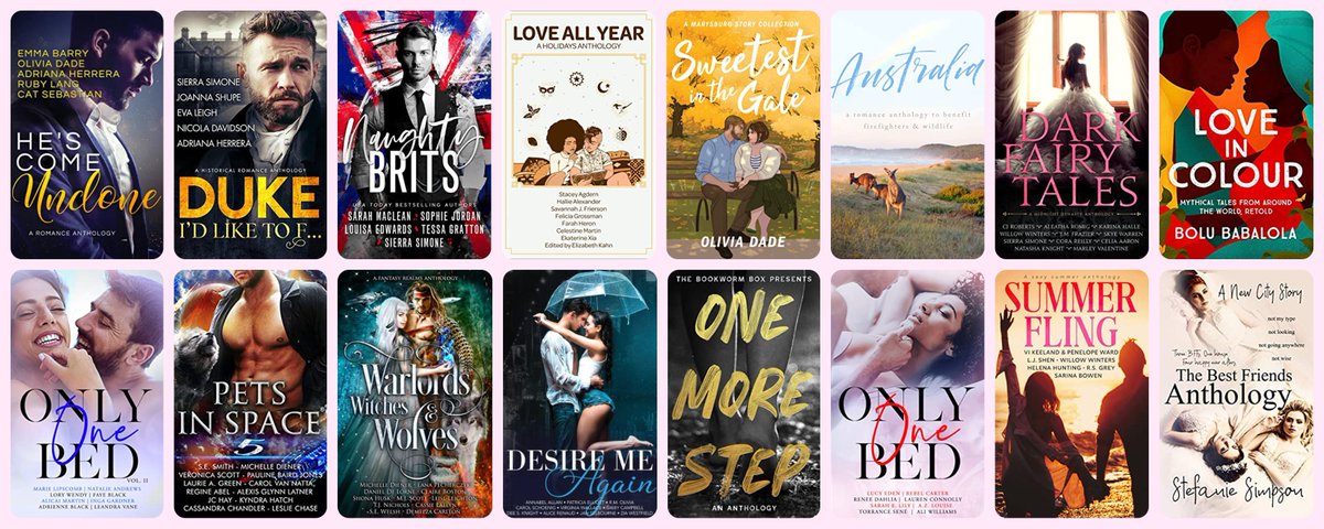 ROMANCE ANTHOLOGY semi-finalists: