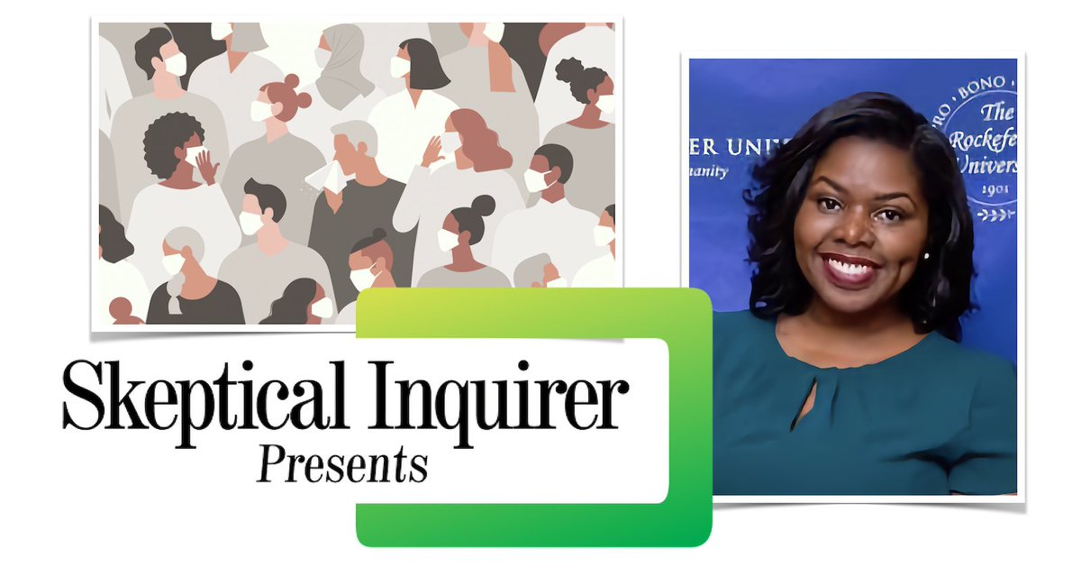 This Thursday we have two events in the CFI Webinar Universe: At 7pm ET, Skeptical Inquirer Presents has Dr.  @OdaelysWalwyn and “Disparities in the Midst of COVID-19: Education, Health, and Race.”  https://us02web.zoom.us/webinar/register/WN_sLn5WufnQ_y-_0UV_cmNbg