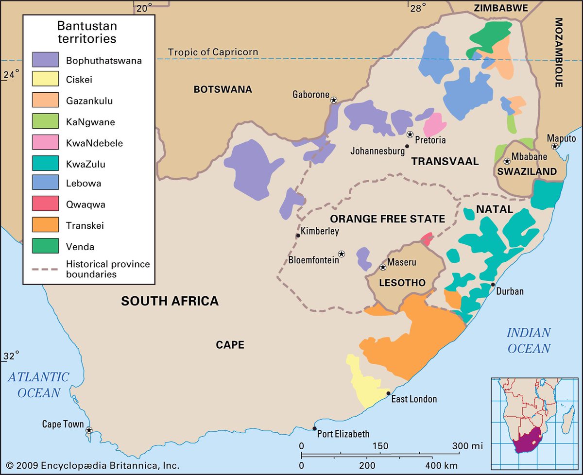 If COVID-19 had happened in the 1970s, and South Africa excluded the population of the Bantustans (in the colourful areas) while providing speedy access to white settlers surrounding those population centres, would we find this as acceptable as when it's in the West Bank?