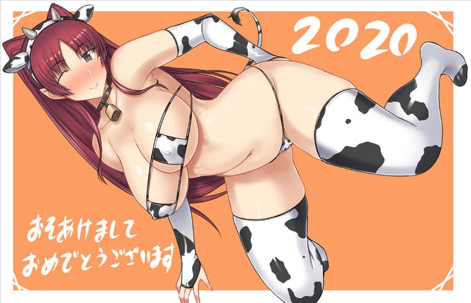 牛タマ姉でおそ明けまして!おめでとうございます!!🎍🐮🎍🐮🎍 