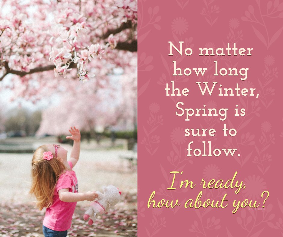 FrankKenny's tweet image. Are you looking forward to spring? 🌷

Bring on the warm weather and flowers.

#SpringSoon