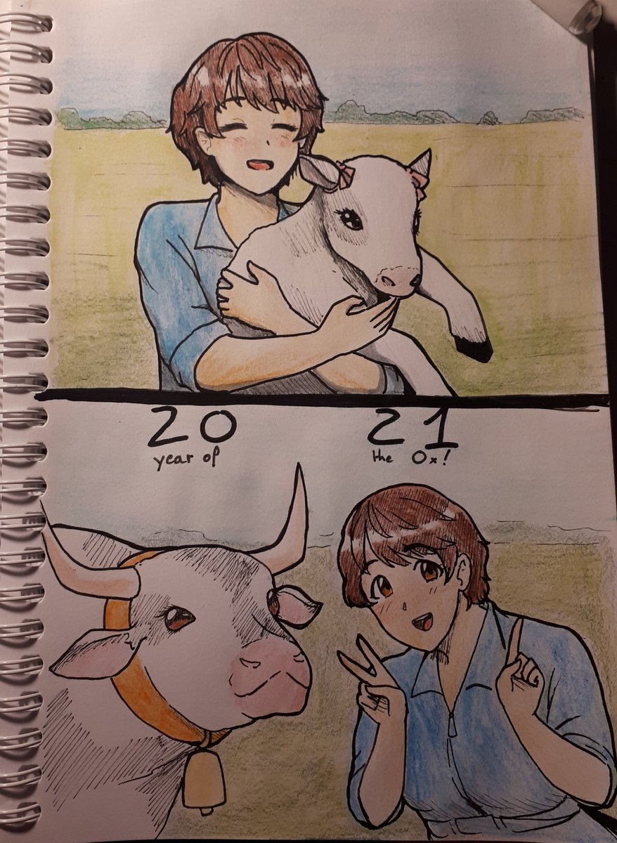 Drawing Shizuku with cows is unexpectedly pleasant and relaxing https://t.co/mSY0anVPD9 