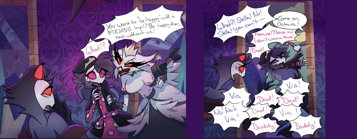 cuttoncandyhair's tweet photo. Saw sad Stolas and my mind immediately jumped to the worst case scenario 😨

(I should probably clarify that I don't think of Stella as this bad. This is really just the worst version of her I could imagine. I actually quite like her.)

#HelluvaBoss https://t.co/sQ3Mkx4Qm5